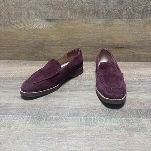 Cole Haan Go-To Burgundy Suede Loafers Women's Size 7.5